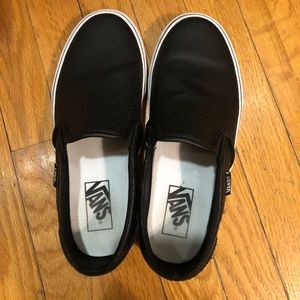 Black Slip On Vans